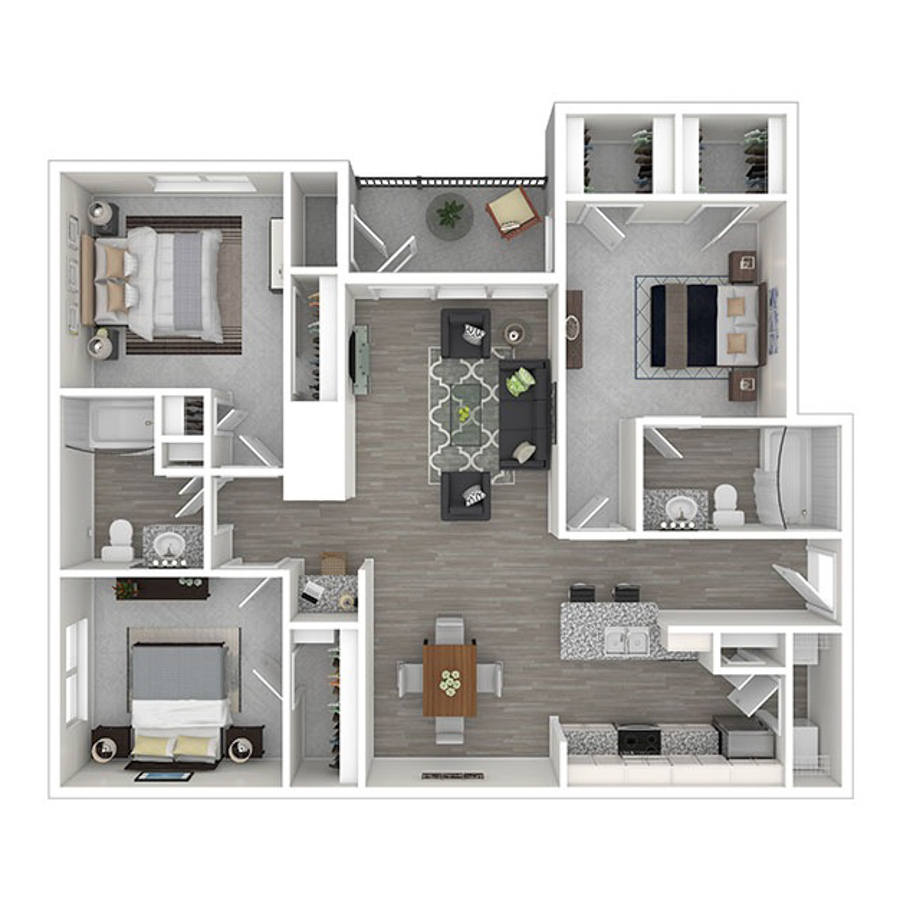 River Oaks - Classic (C1) floorplan layout