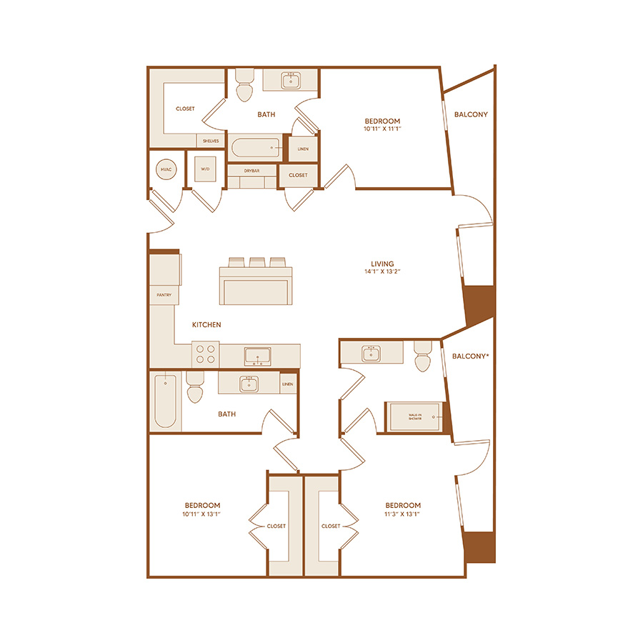 C2 floorplan layout