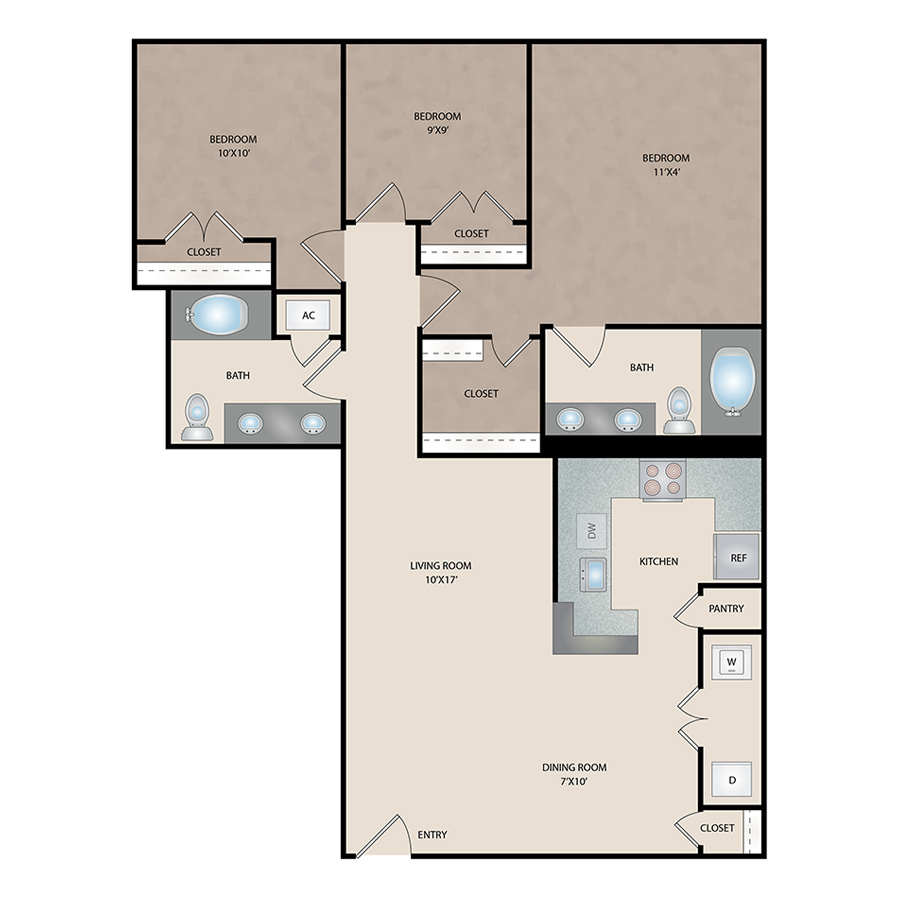 C1 floorplan layout