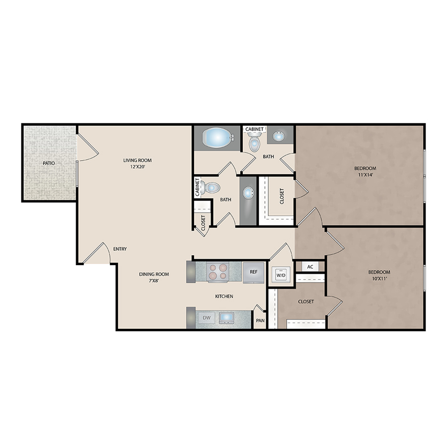 B2 floorplan layout