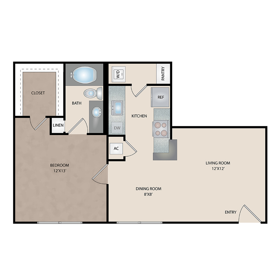 A2 floorplan layout