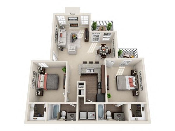 Salerno A floorplan layout