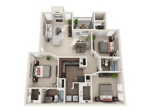Venice B floorplan layout