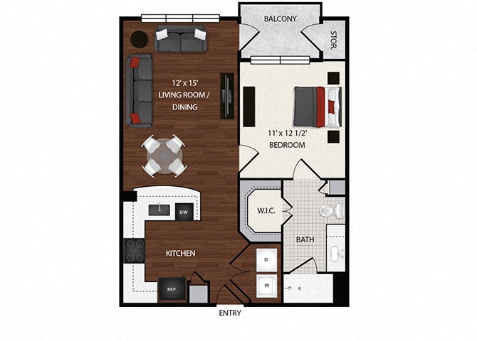 A2 floorplan layout