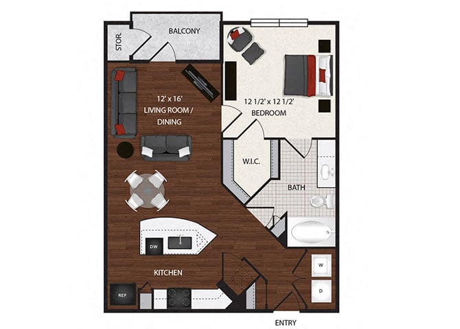 A4 floorplan layout