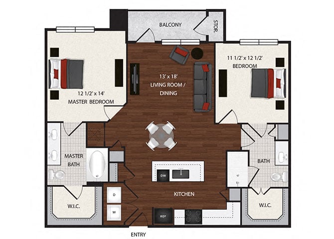 B1 floorplan layout