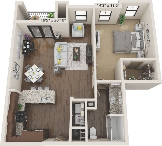 A6 floorplan layout