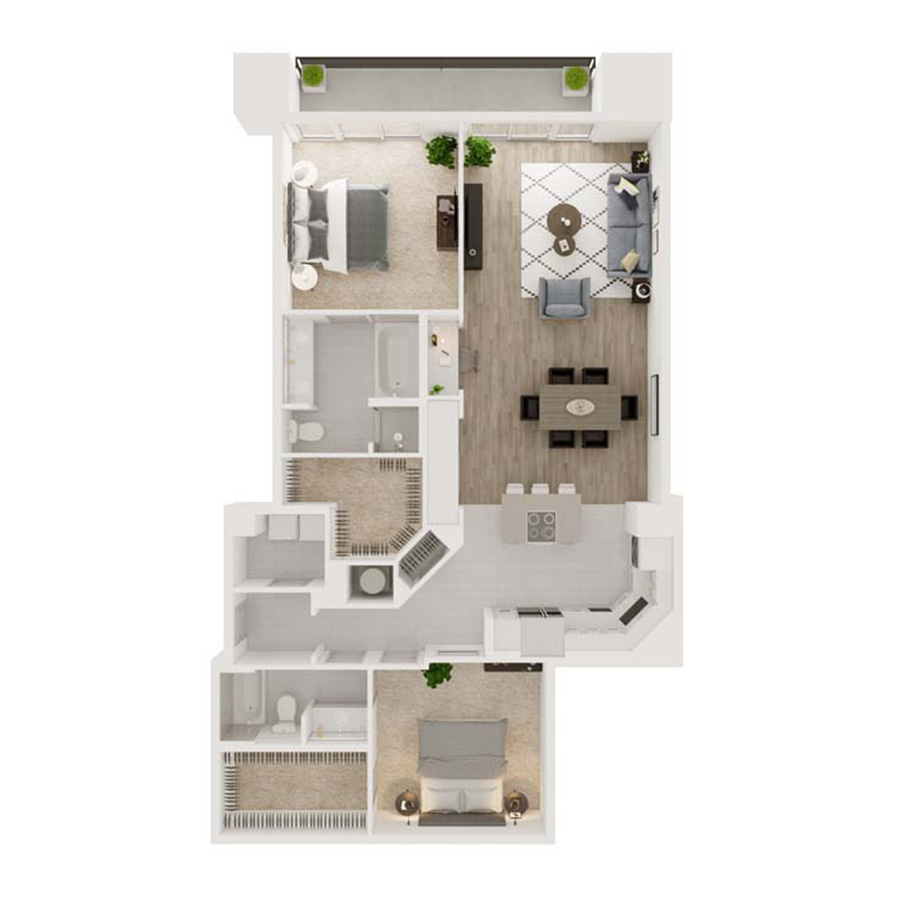 B3 floorplan layout