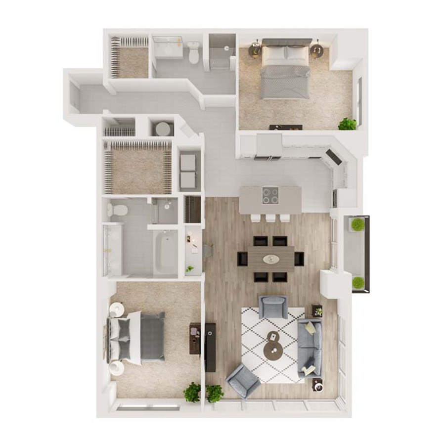B2 floorplan layout