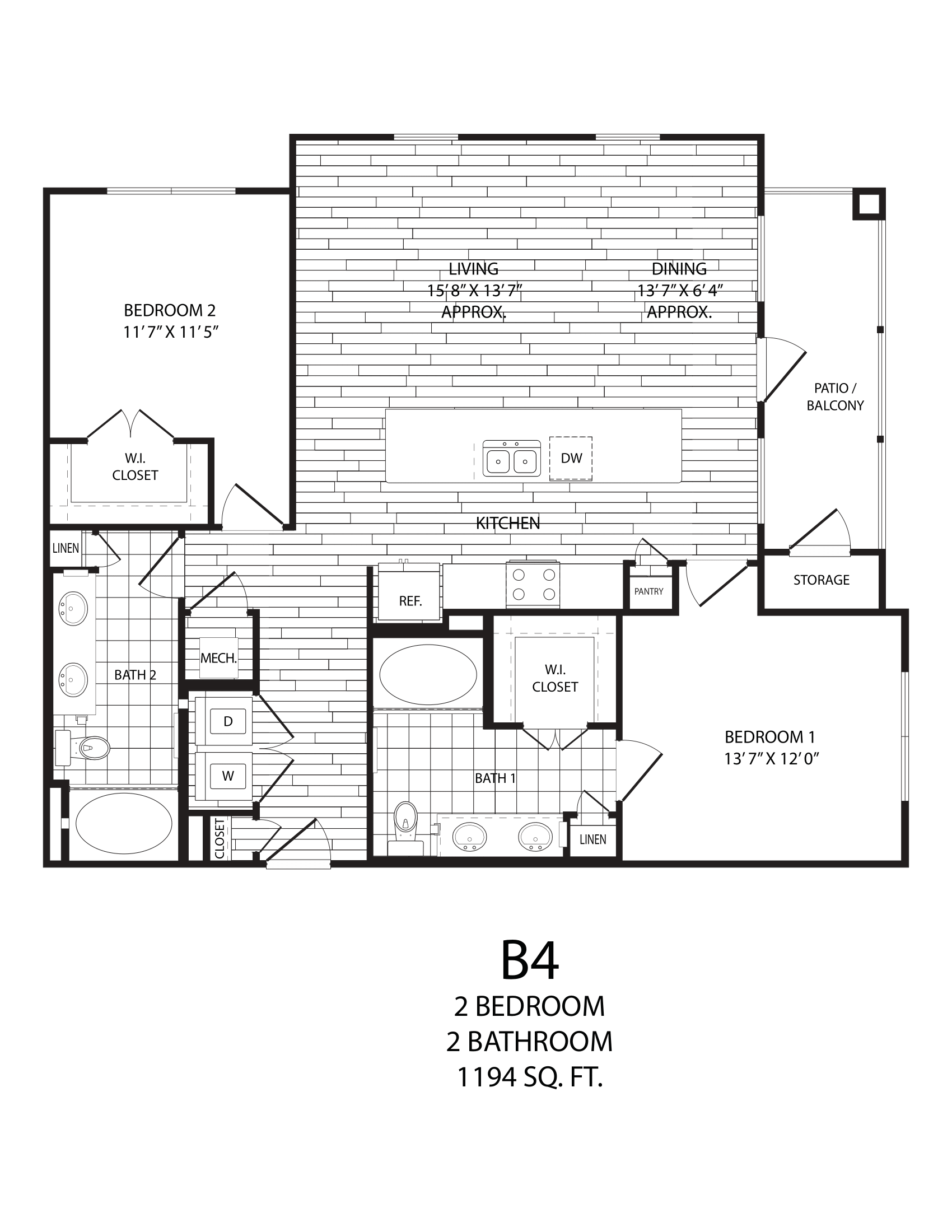 B4 floorplan layout