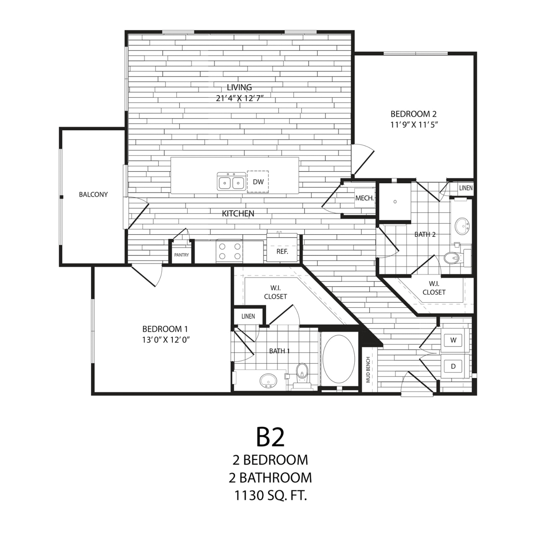 B2 floorplan layout