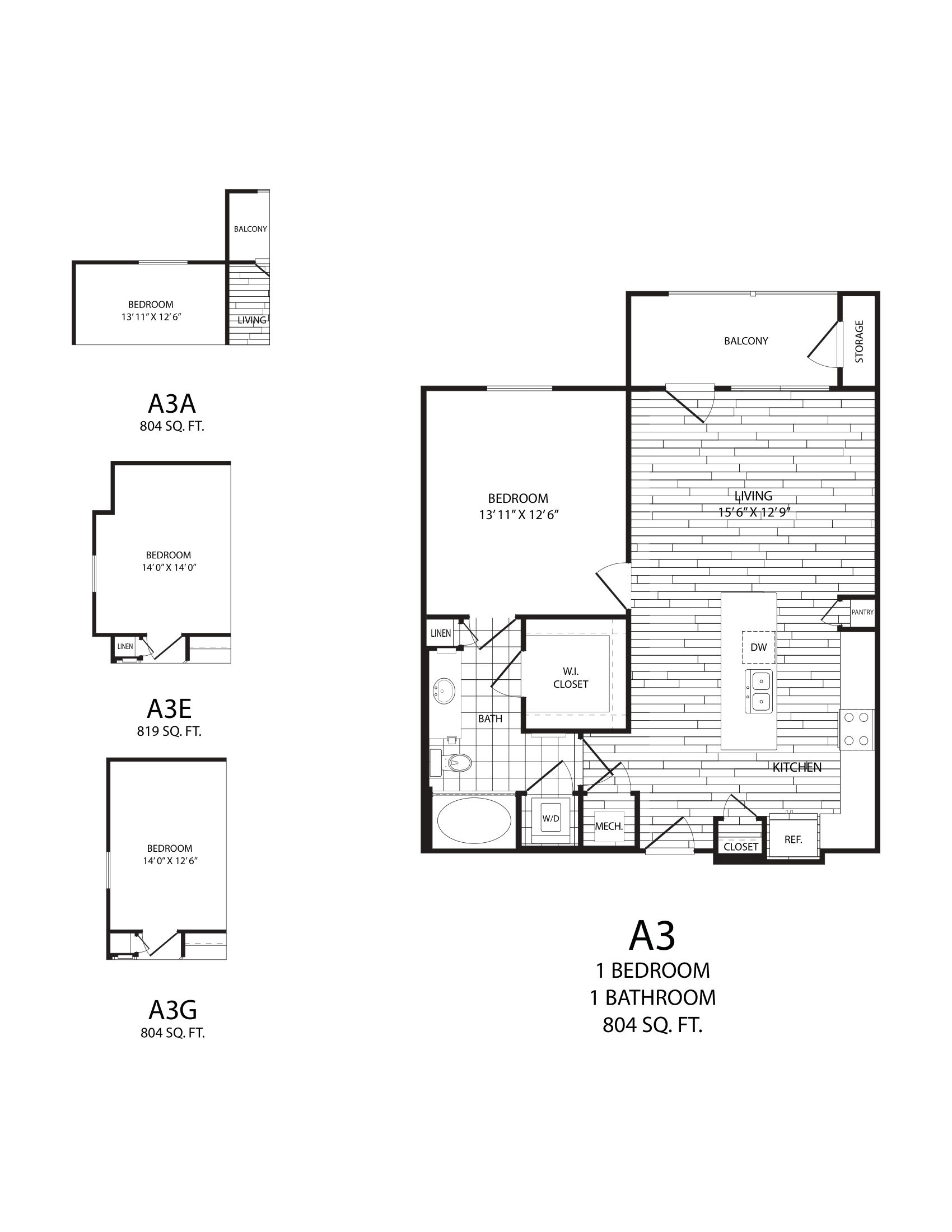 A3 floorplan layout