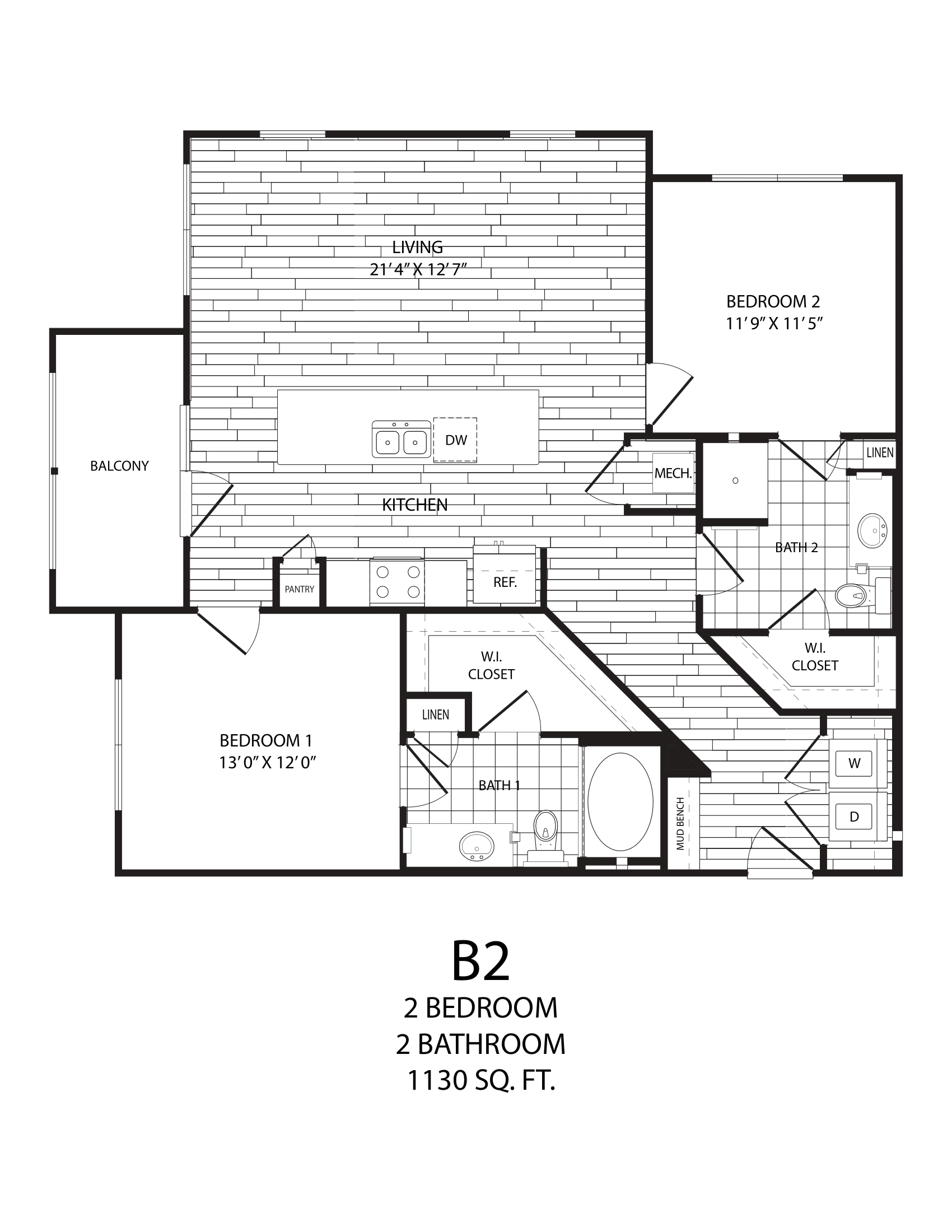 B2 floorplan layout