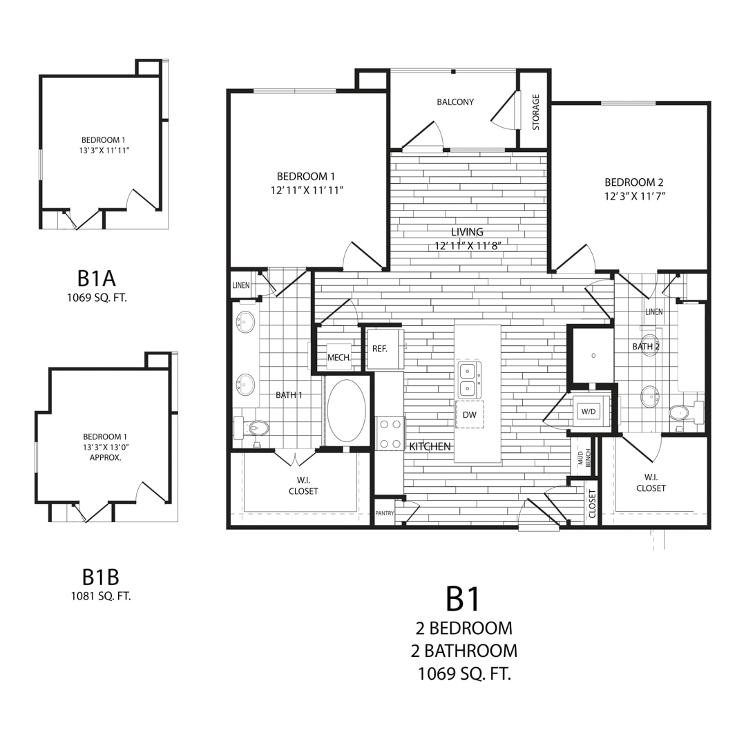 B1B floorplan layout