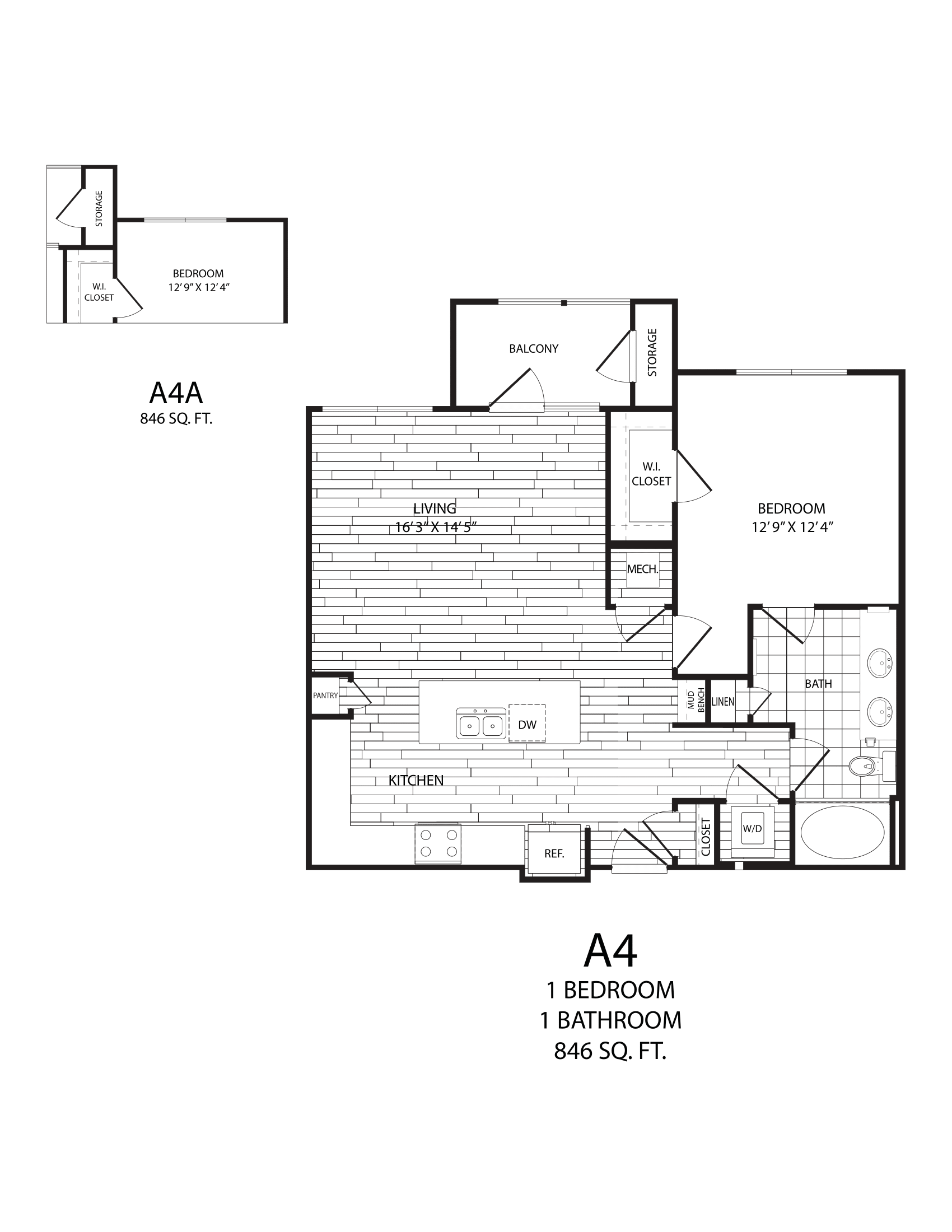 A4 floorplan layout