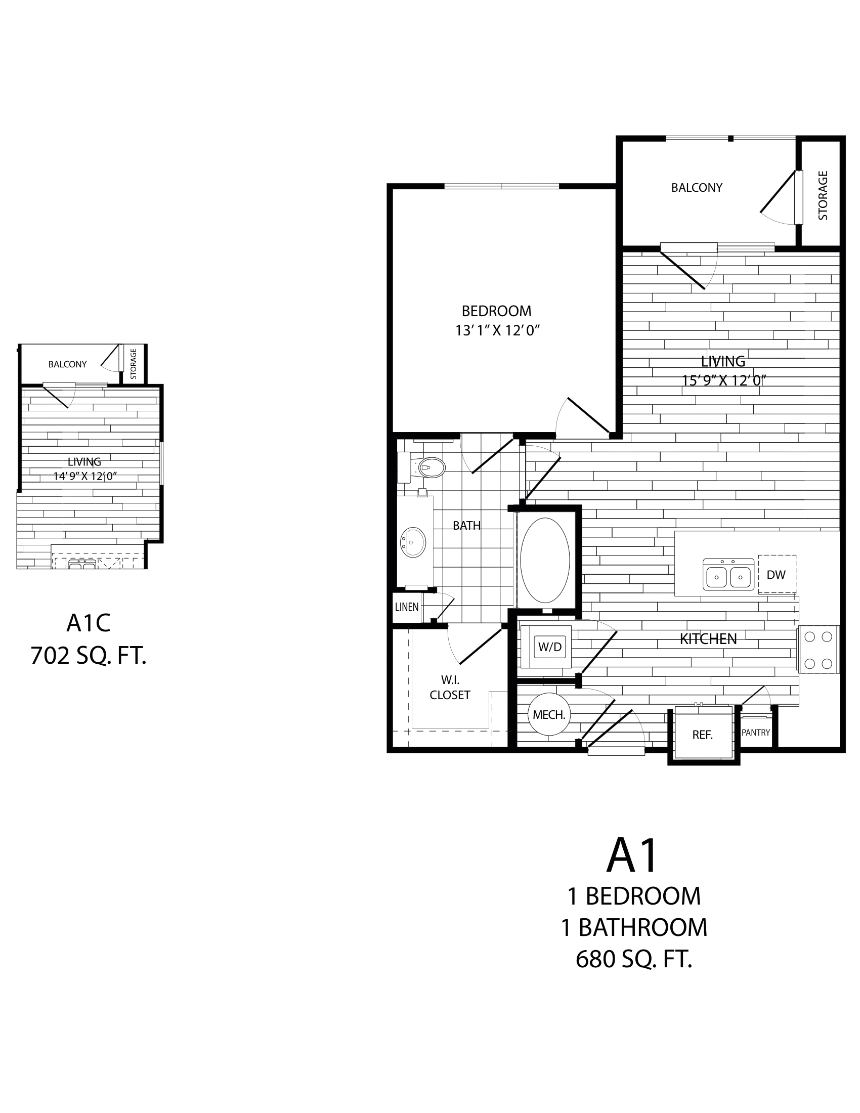 A1 floorplan layout