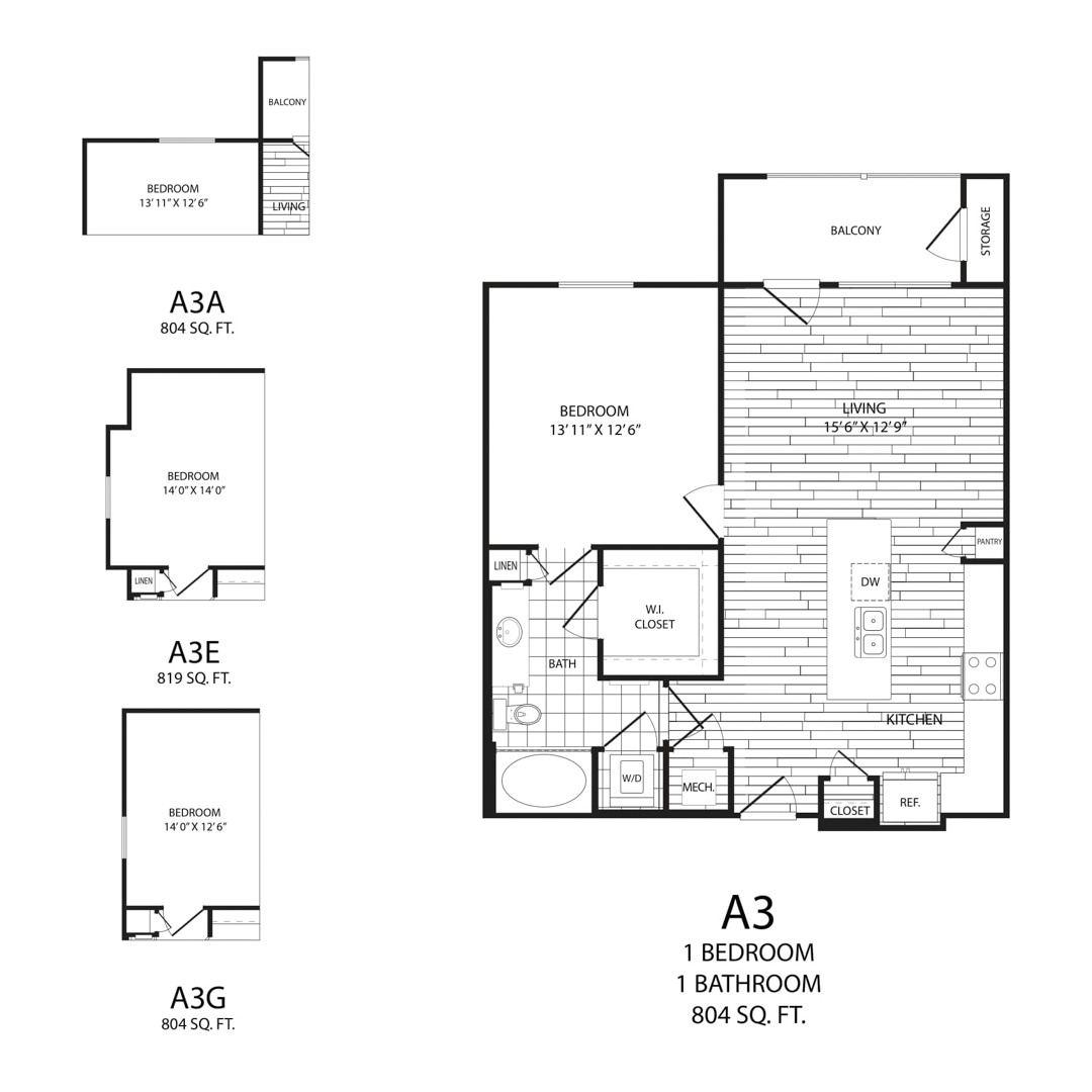 A3 floorplan layout