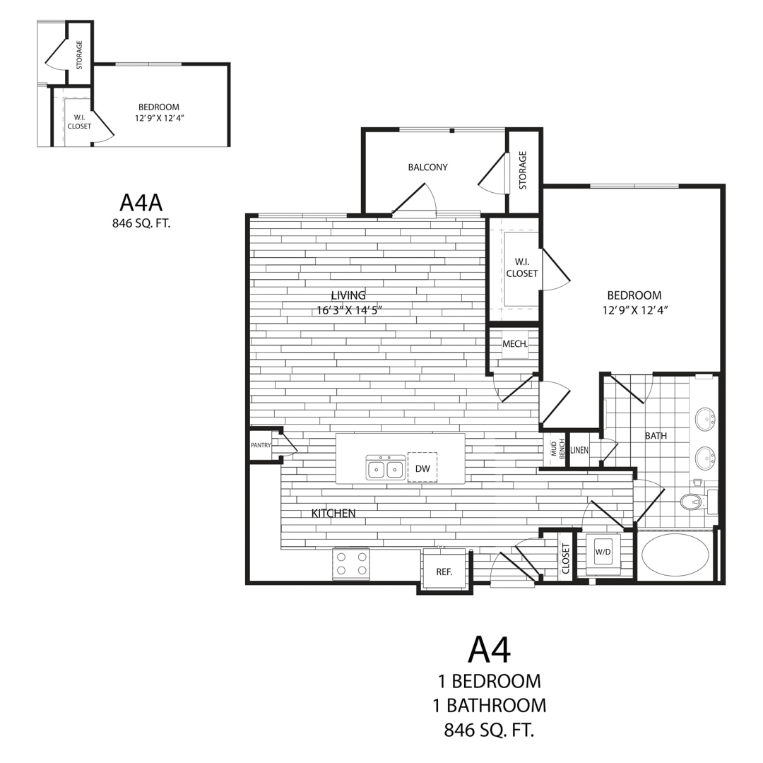 A4 floorplan layout