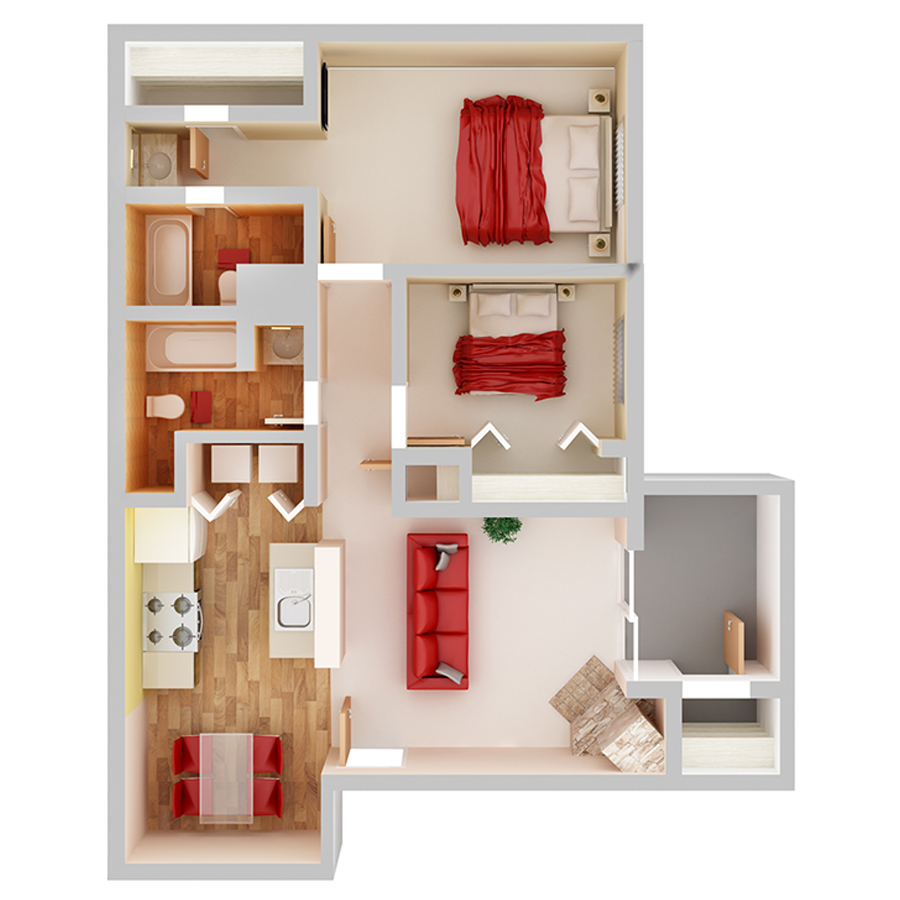 Cambridge floorplan layout