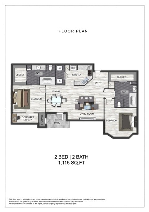 B2 floorplan layout