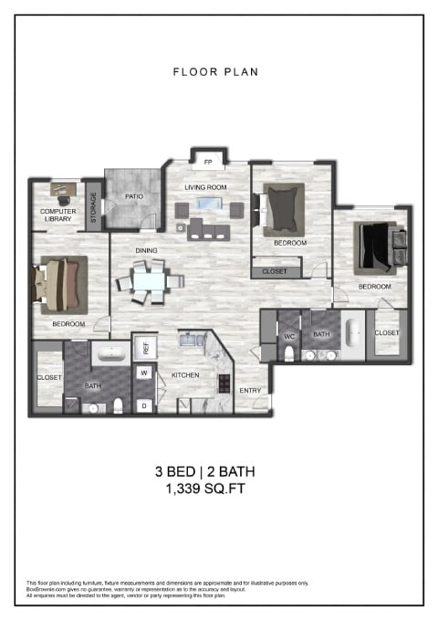 C1 floorplan layout