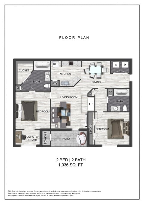B1 floorplan layout