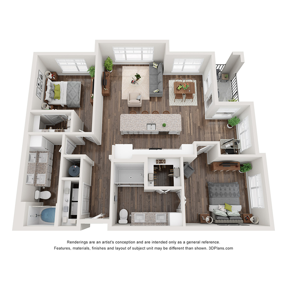 B3 floorplan layout