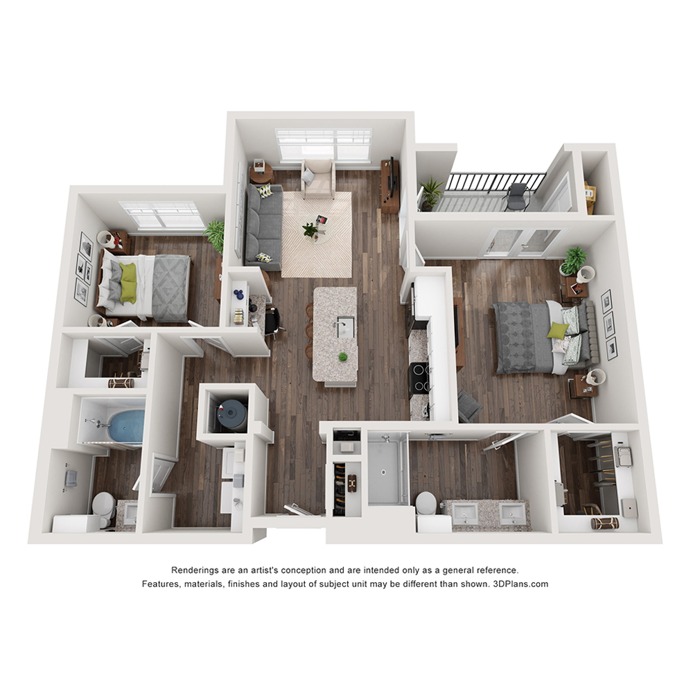 B2 floorplan layout