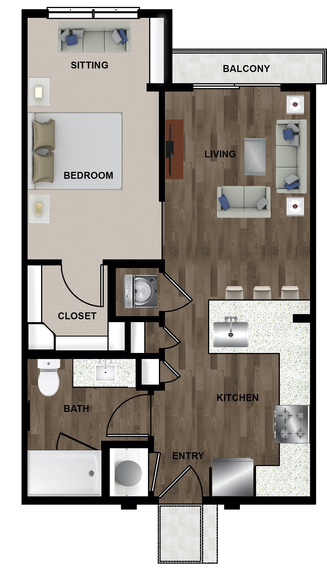 Minimalist | S1a floorplan layout