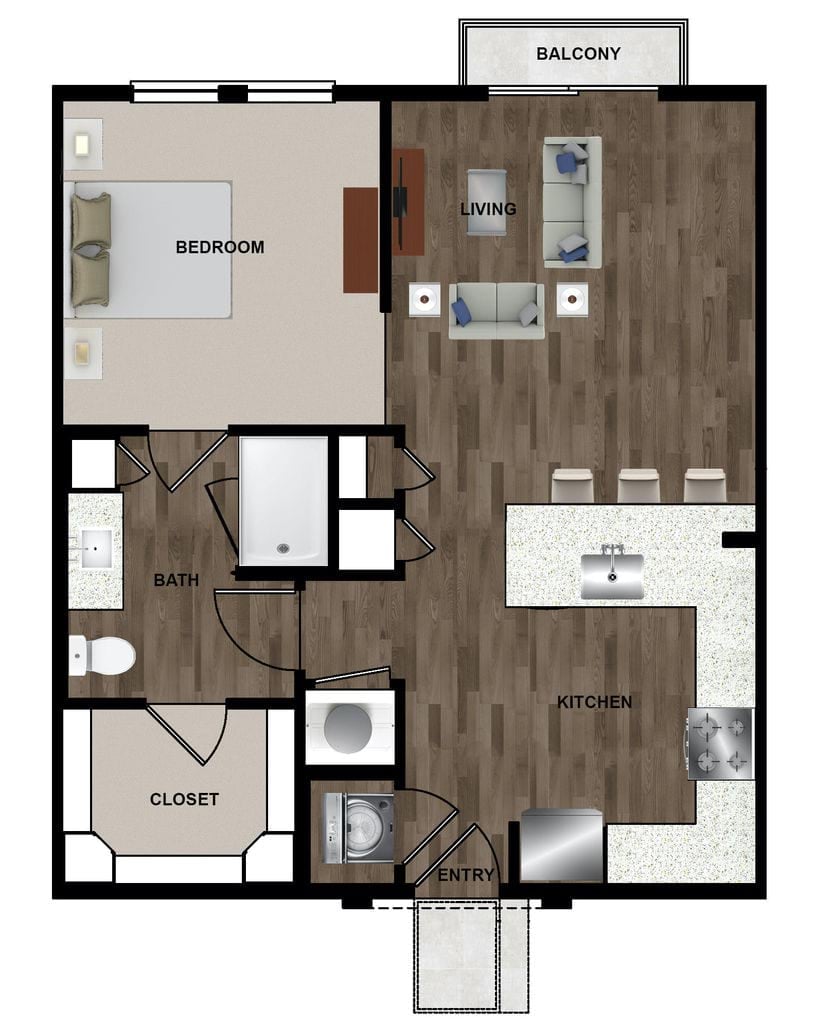 Modernist | A3a floorplan layout
