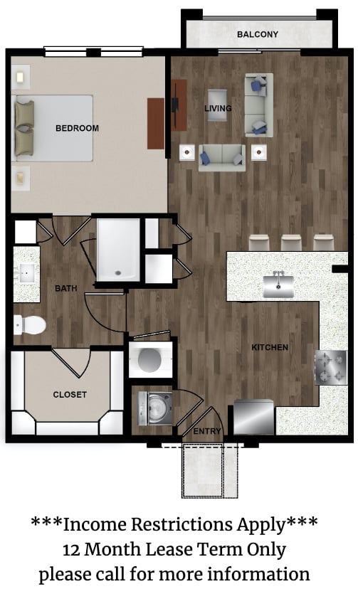 Modernist | A3a-EH(e) floorplan layout