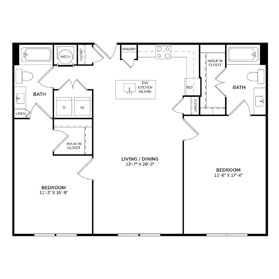 B3 floorplan layout