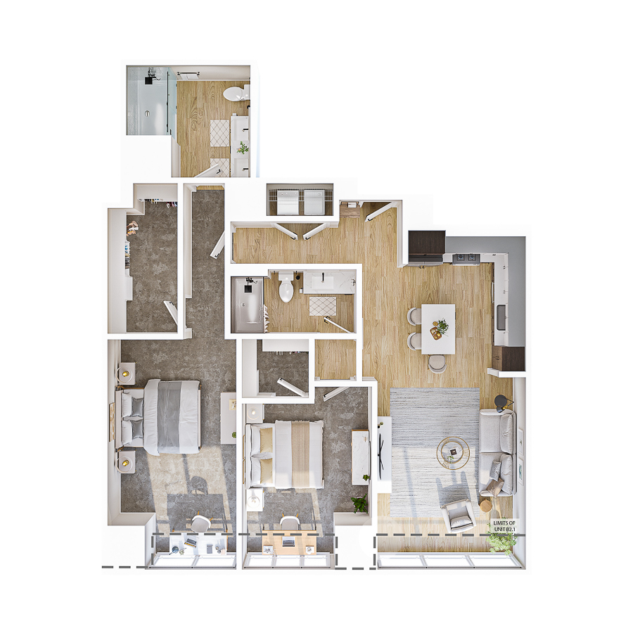 B2 floorplan layout