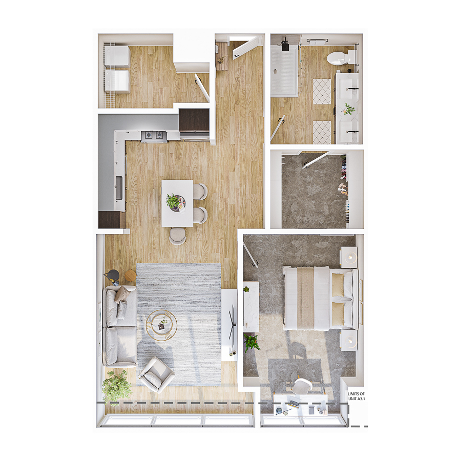 A3 floorplan layout