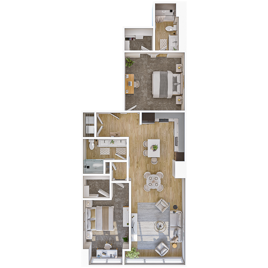 B3 floorplan layout
