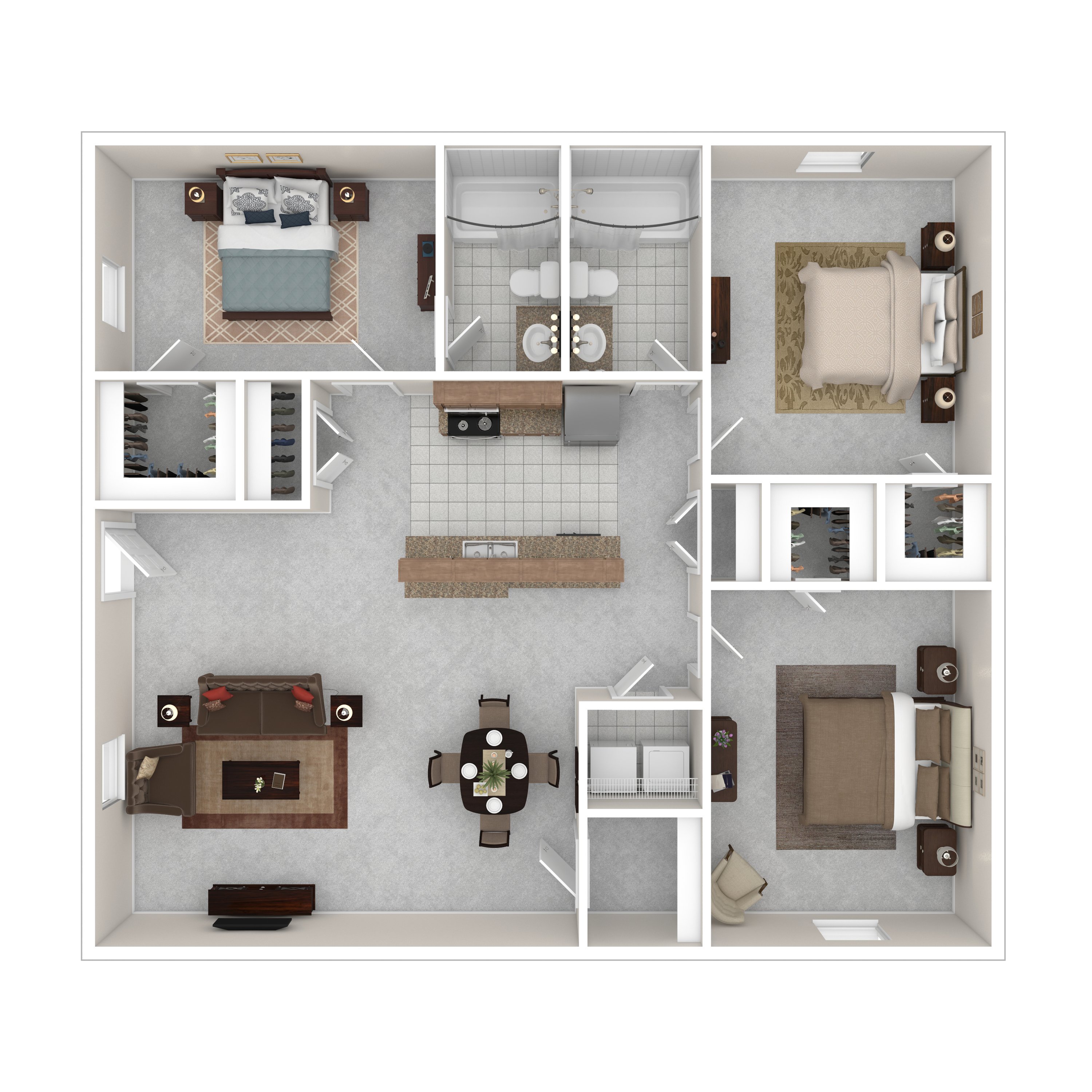 I-3 Renovated floorplan layout