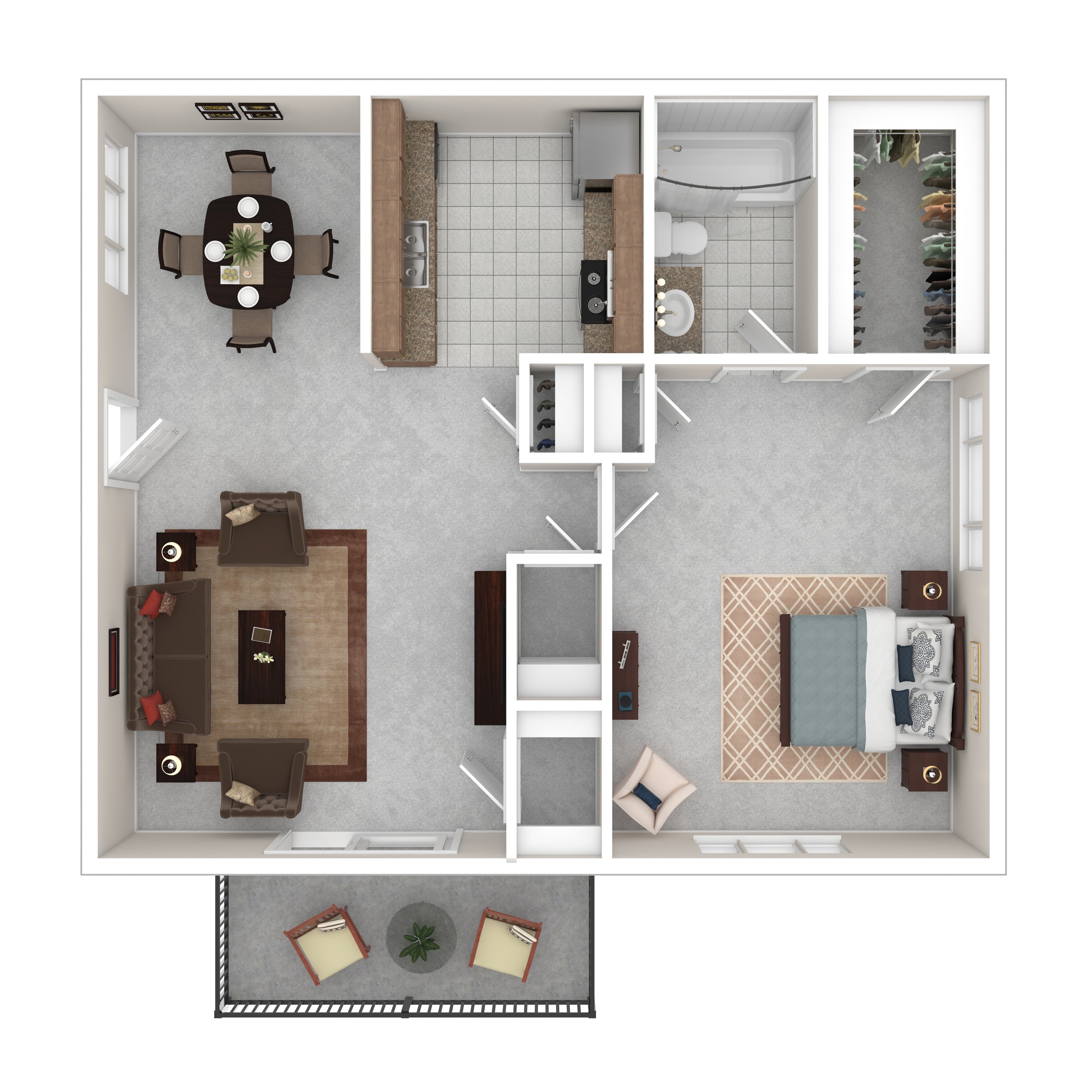 C-1 floorplan layout