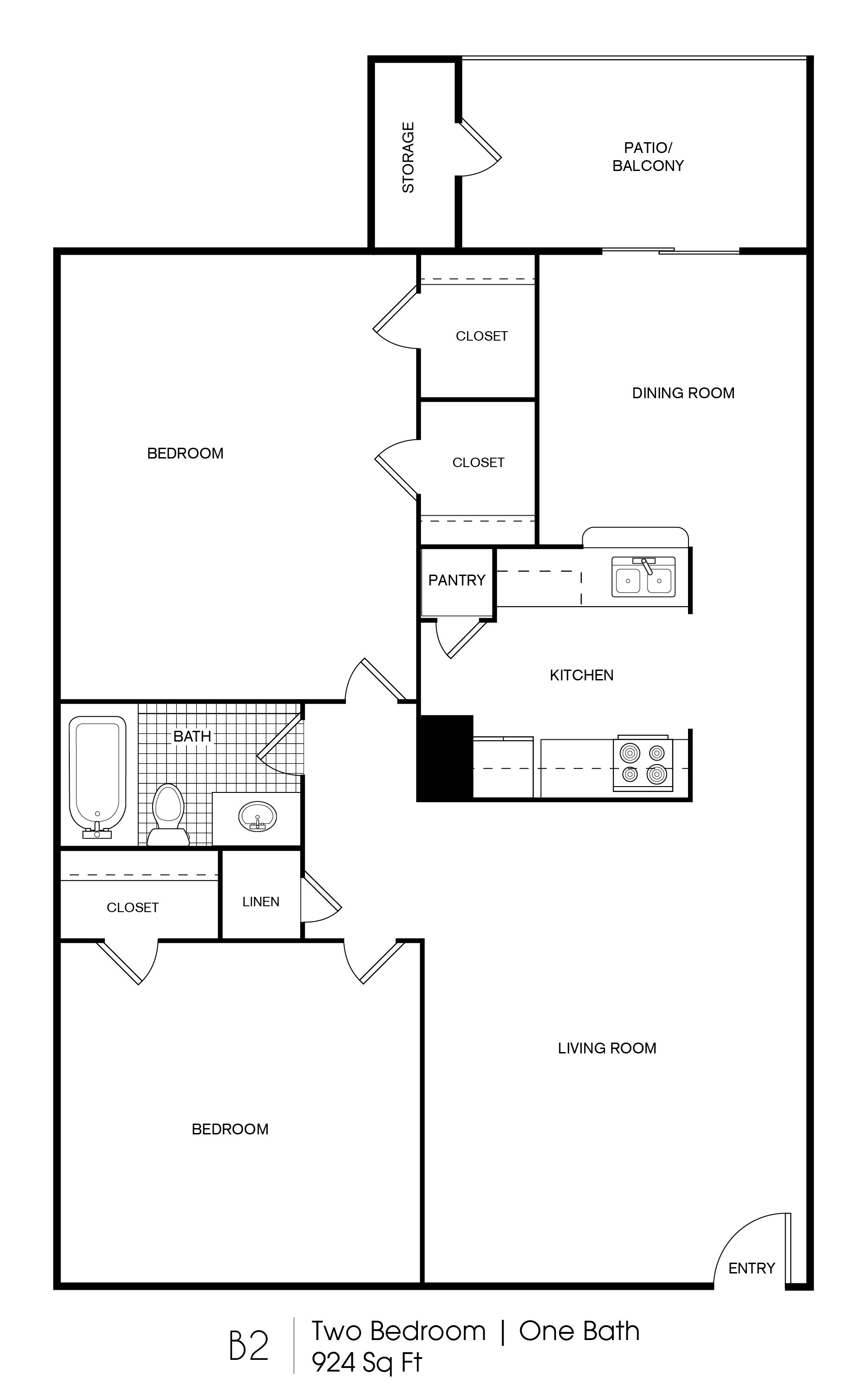 B2 floorplan layout