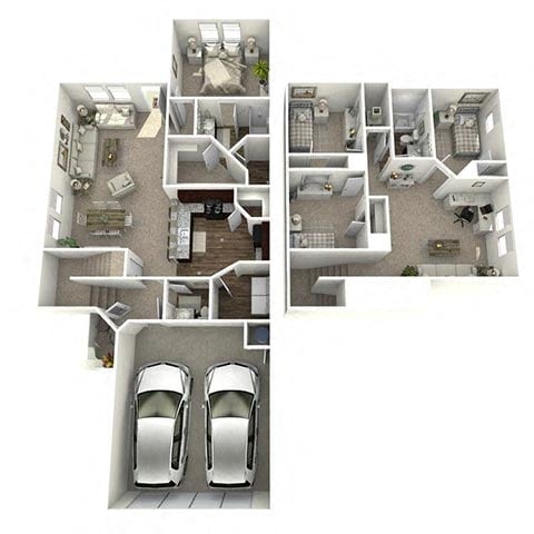 Vail Renovated floorplan layout