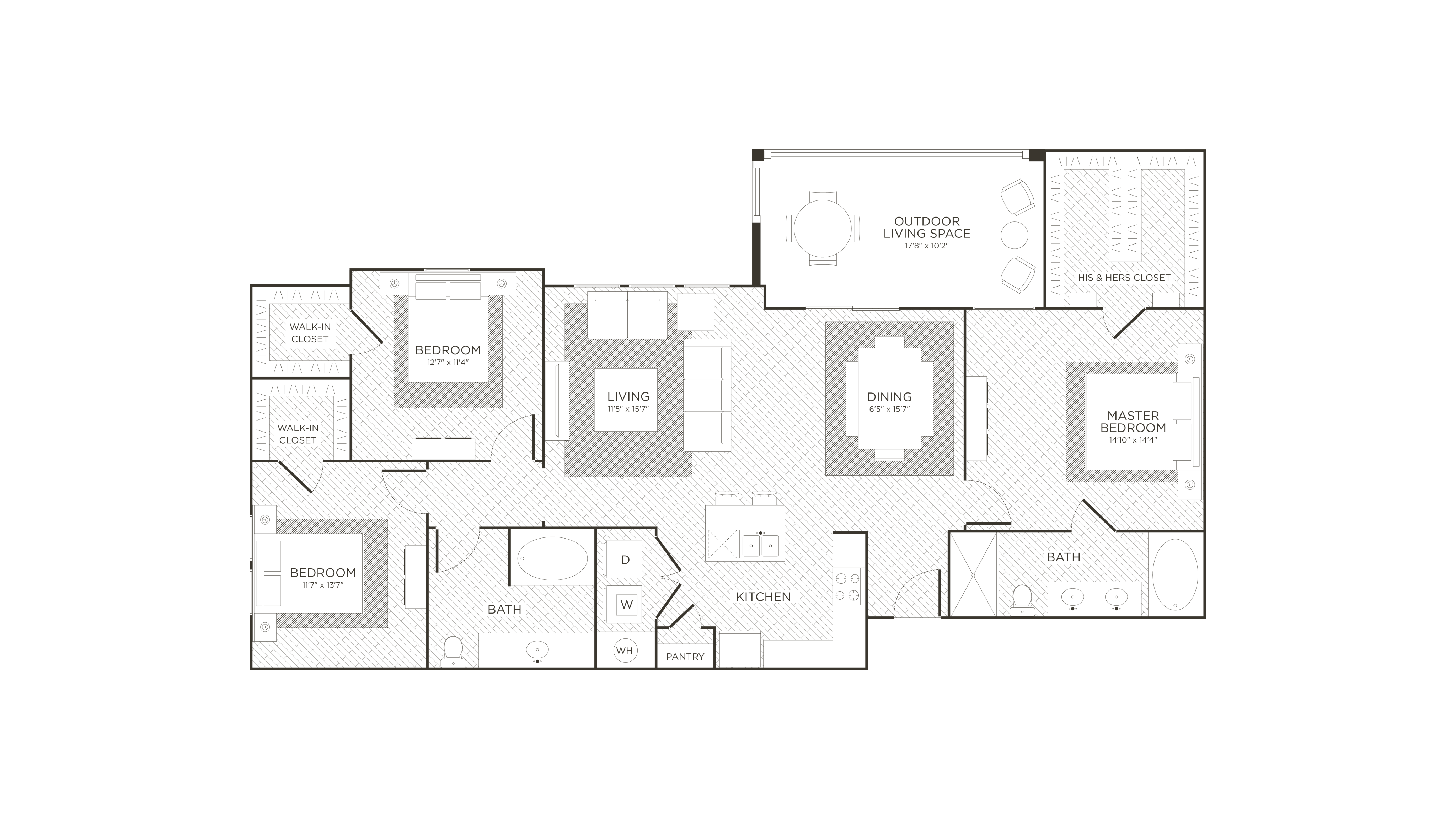 C1-Trellis floorplan layout