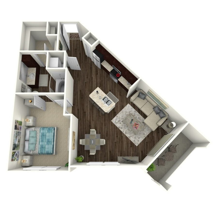Bowie - A5 floorplan layout