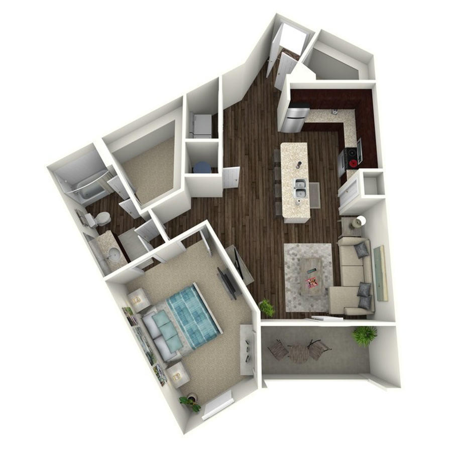 Monet - A9 floorplan layout