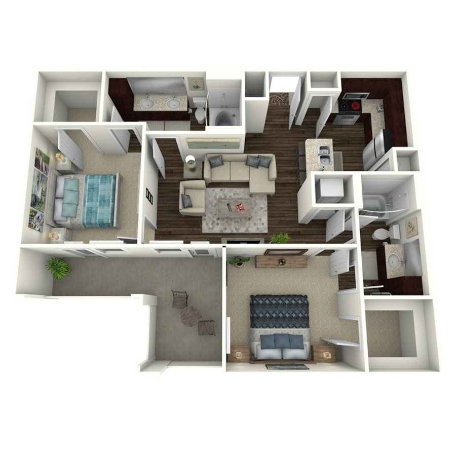 Capote - C2.1 floorplan layout