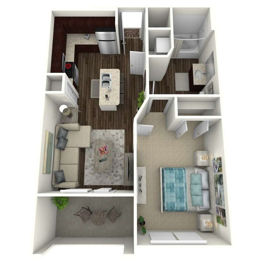 Beethoven - A2.1 floorplan layout