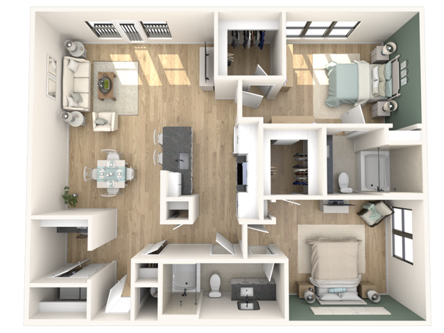 Washington Ave floorplan layout