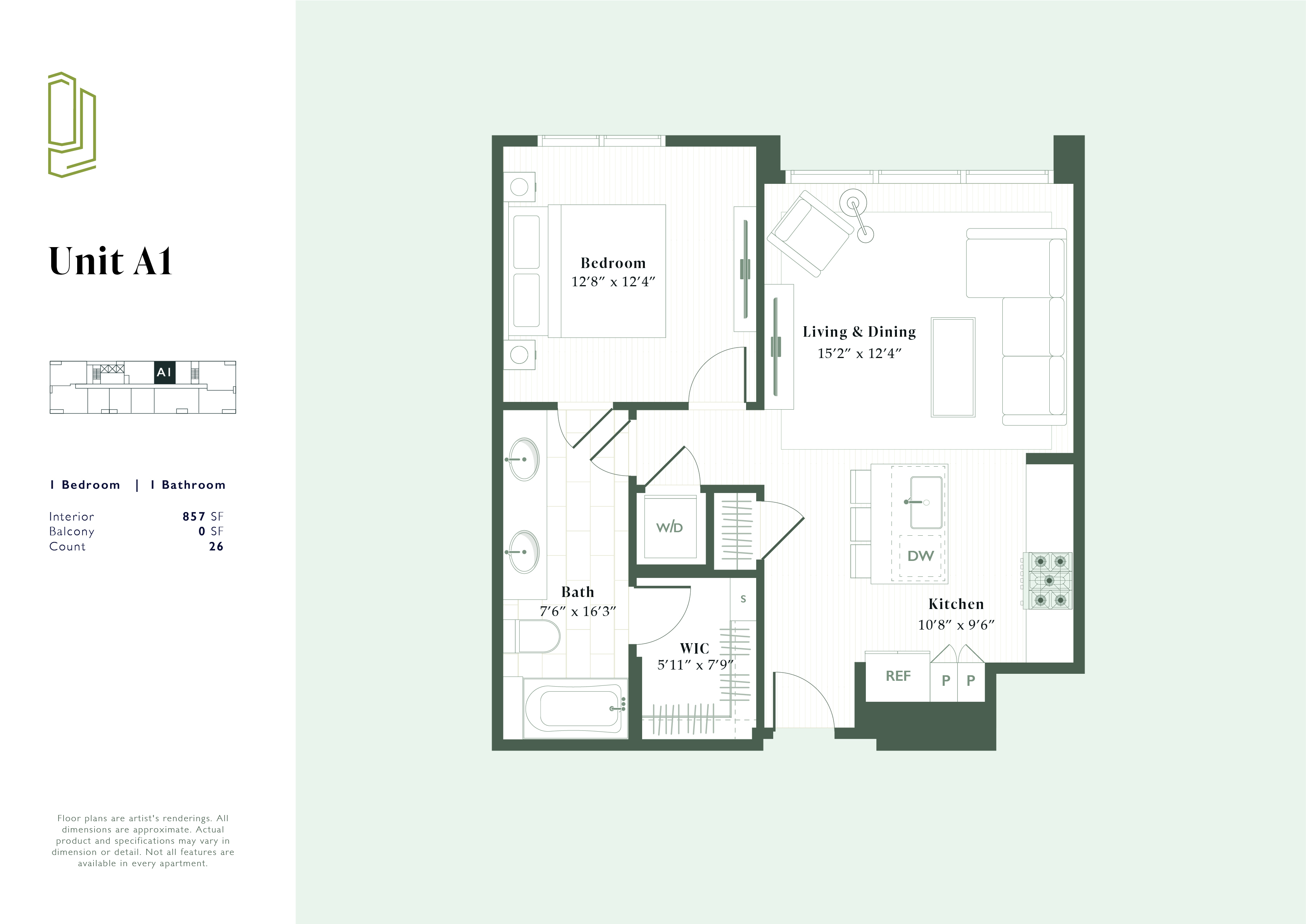 A1 floorplan layout