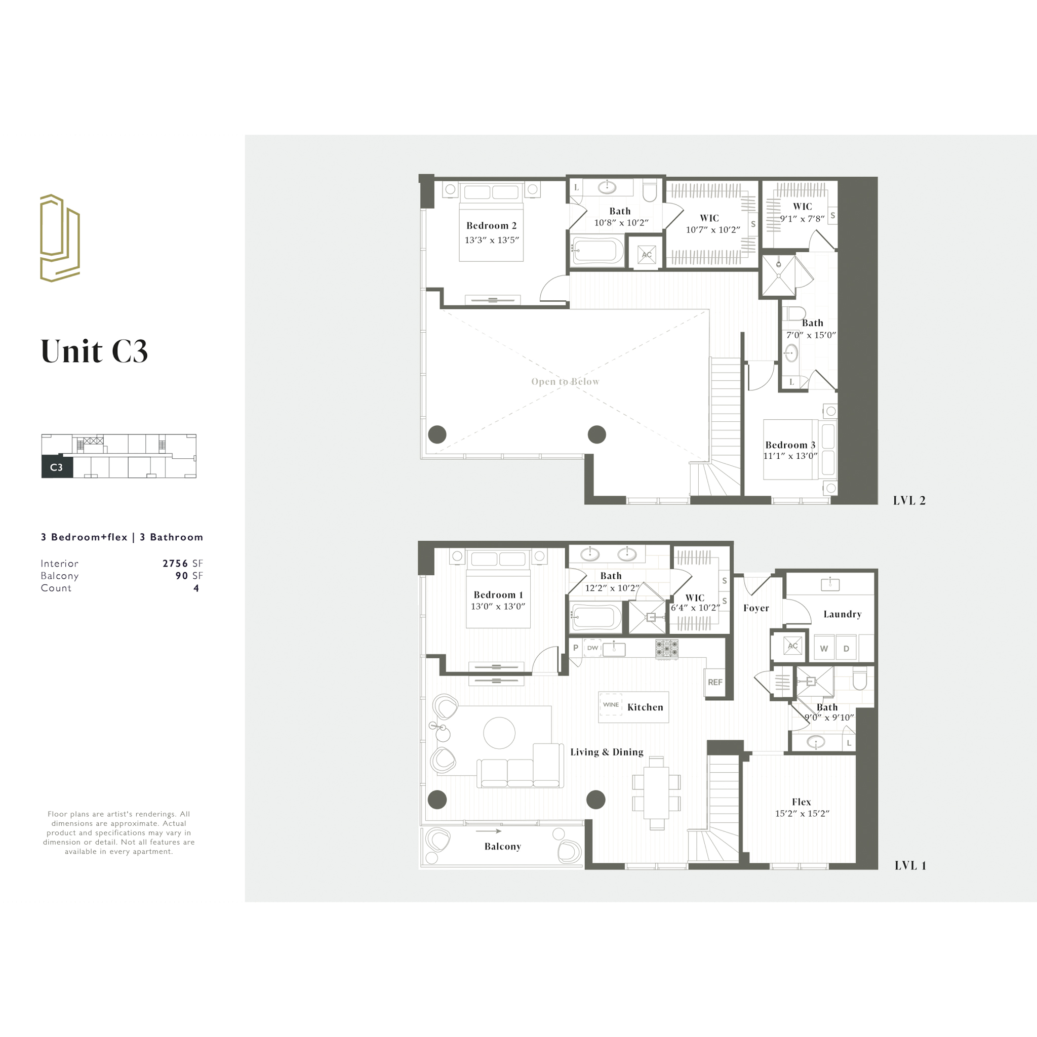 C3L floorplan layout