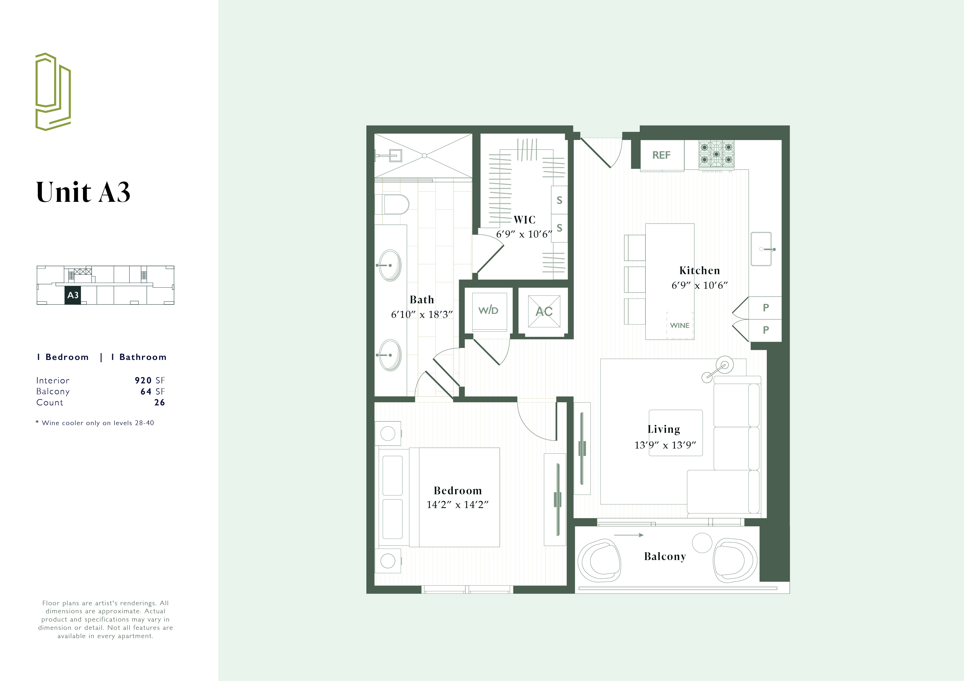 A3 floorplan layout