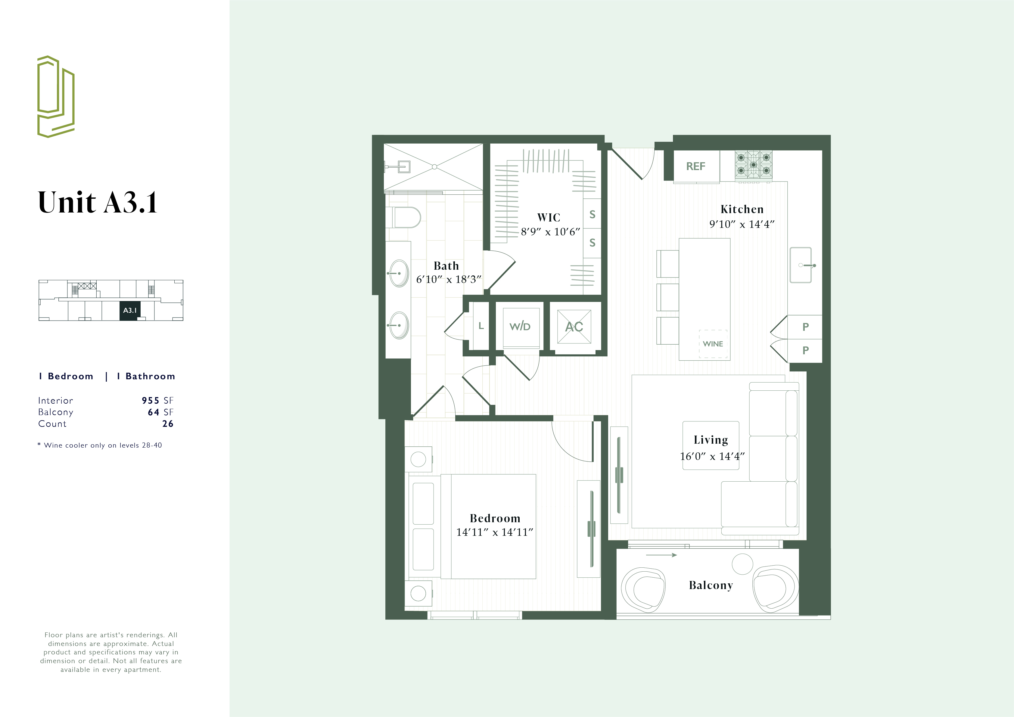 A3.1 floorplan layout