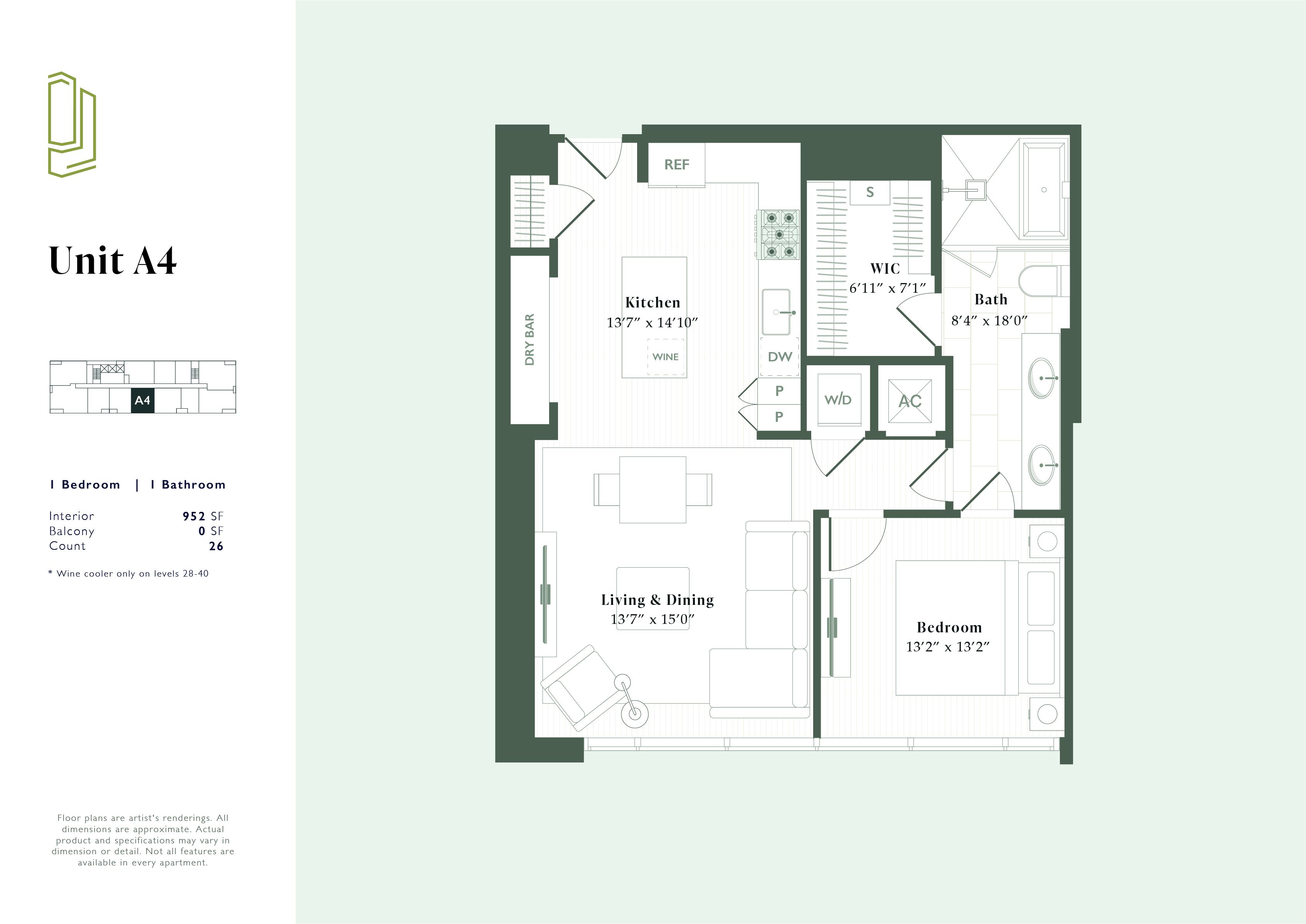 A4 floorplan layout
